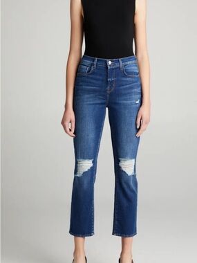 LAGENCE Shane High Rise Slouchy Straight Leg Jeans Size 24